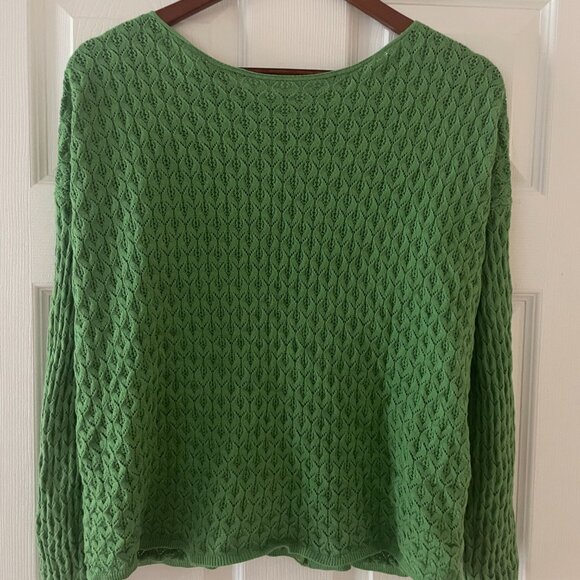 Sezane Adela Cardigan Bright Green - Size S - Picture 4 of 6